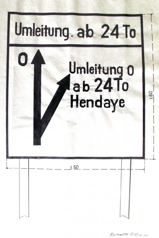 Panneaux de signalisation en allemand