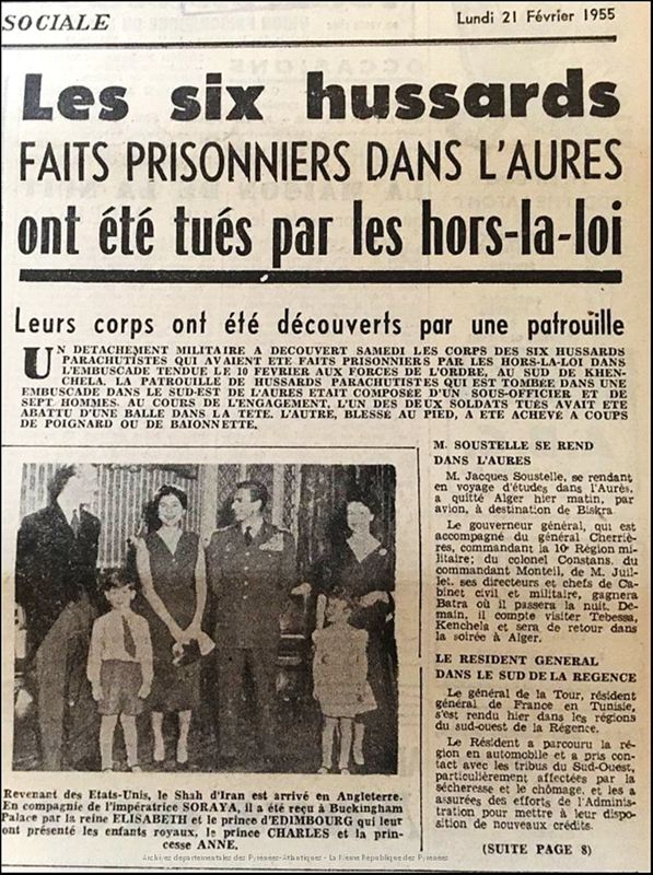Nomination de Jacques Soustelle et découverte de militaires français exécutés 