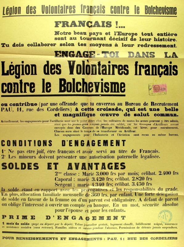 Tract pro-LVF visé à Pau avant édition